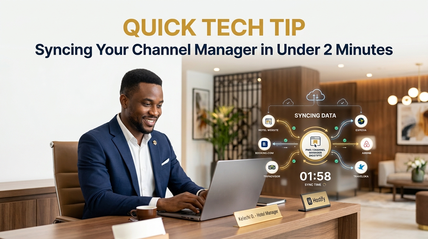 Quick Tech Tip: Syncing Your Channel Manager in Under 2 Minutes